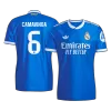 CAMAVINGA #6 Authentic Real Madrid Third Away Soccer Jersey 2025/26 Blue - gojersey