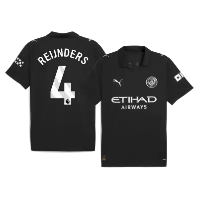 Manchester City REIJNDERS #4 Away Soccer Jersey 2025/26 - gojersey