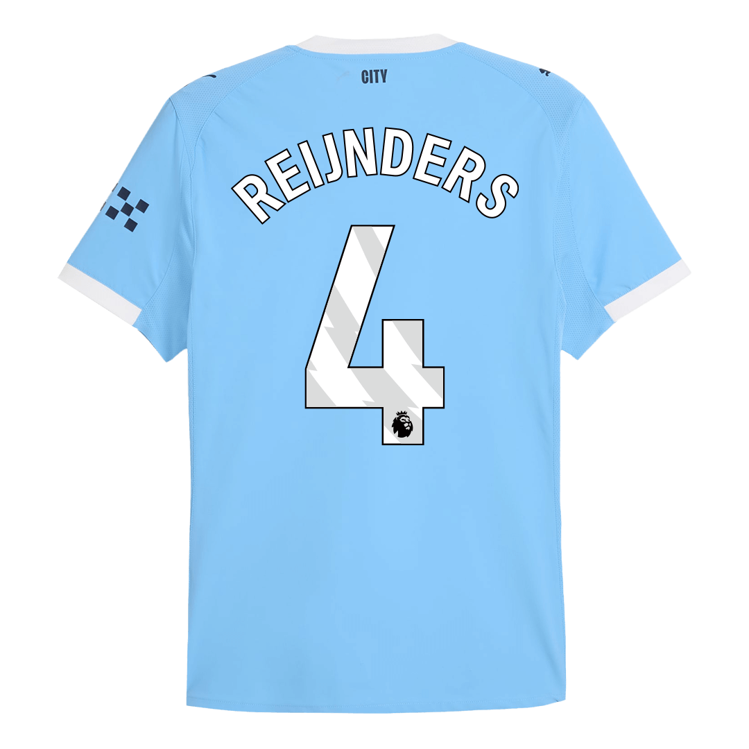 REIJNDERS #4 Authentic Manchester City Home Soccer Jersey 2025/26 Blue - gojersey