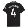 REIJNDERS #4 Authentic Manchester City Away Soccer Jersey 2025/26 Black - gojersey