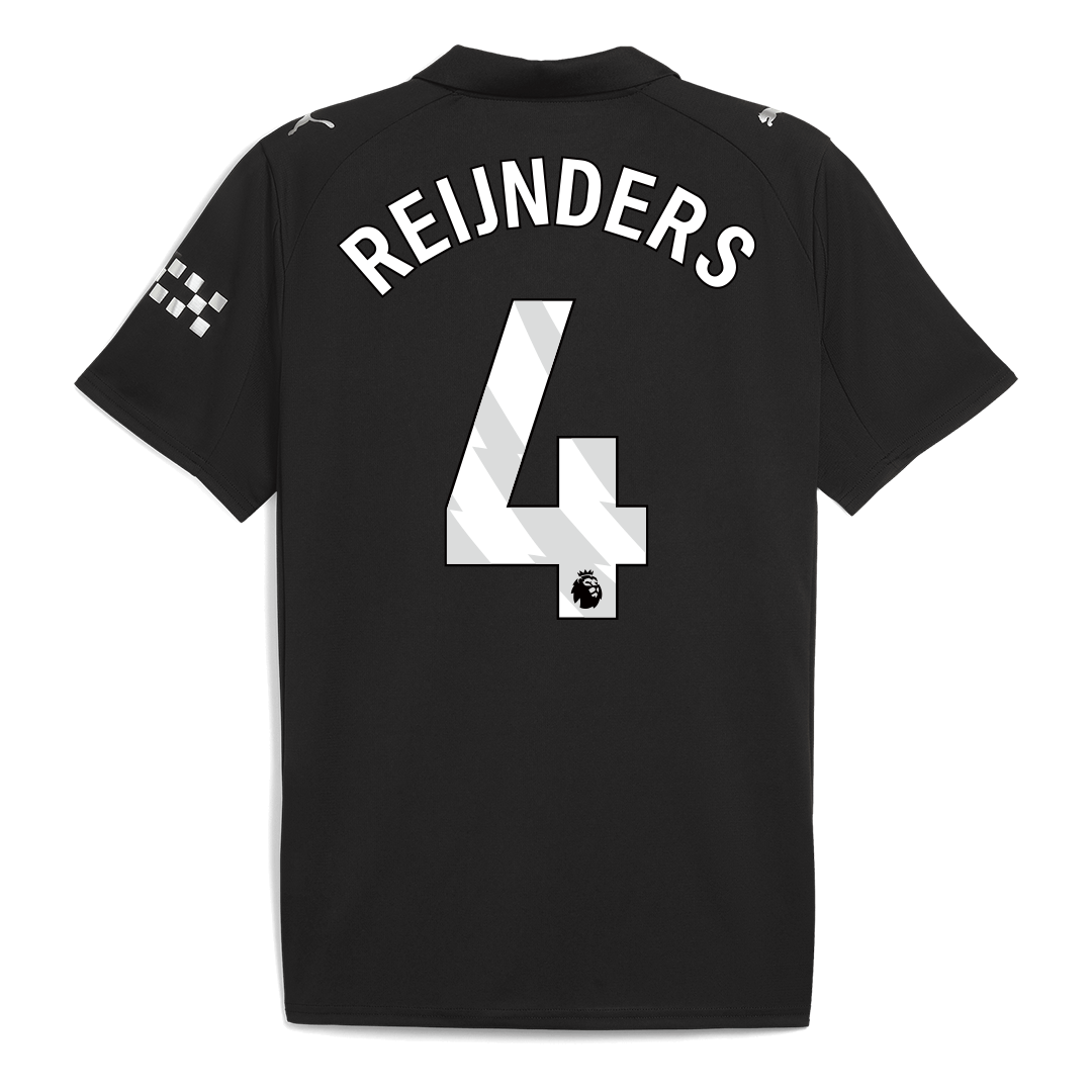Manchester City REIJNDERS #4 Away Soccer Jersey 2025/26 - gojersey