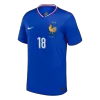 NKUNKU #18 France Euro Home Soccer Jersey 2024 Blue - gojersey