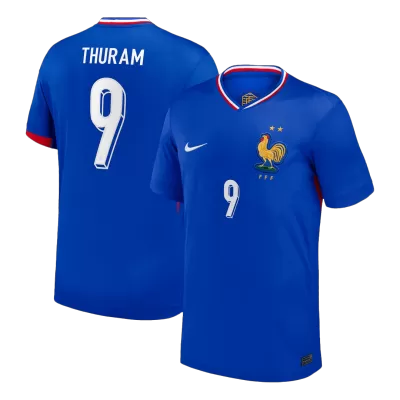 THURAM #9 France Euro Home Soccer Jersey 2024 Blue - gojersey