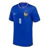 TCHOUAMENI #8 France Euro Home Soccer Jersey 2024 Blue - gojersey