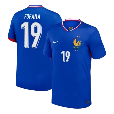FOFANA #19 France Euro Home Soccer Jersey 2024 Blue - gojersey