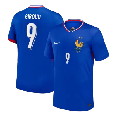 GIROUD #9 France Euro Home Soccer Jersey 2024 Blue - gojersey