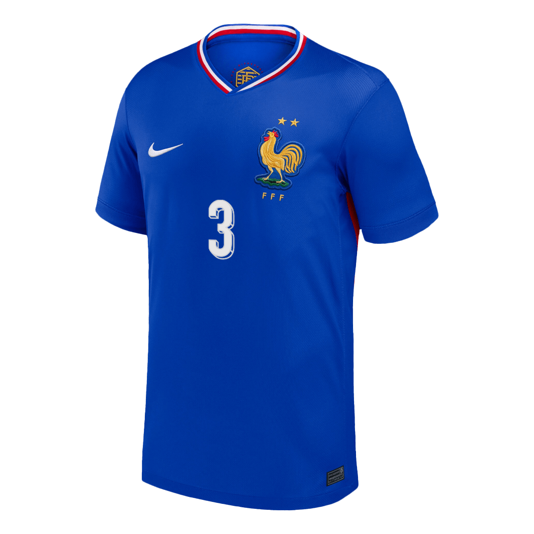 MENDY #3 France Euro Home Soccer Jersey Blue - gojersey