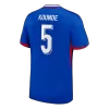KOUNDE #5 France Euro Home Soccer Jersey 2024 Blue - gojersey