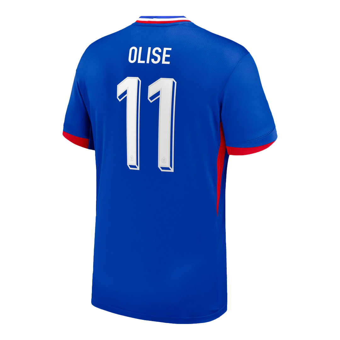 OLISE #11 France Euro Home Soccer Jersey Blue - gojersey