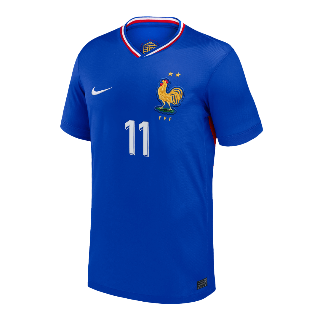 OLISE #11 France Euro Home Soccer Jersey Blue - gojersey