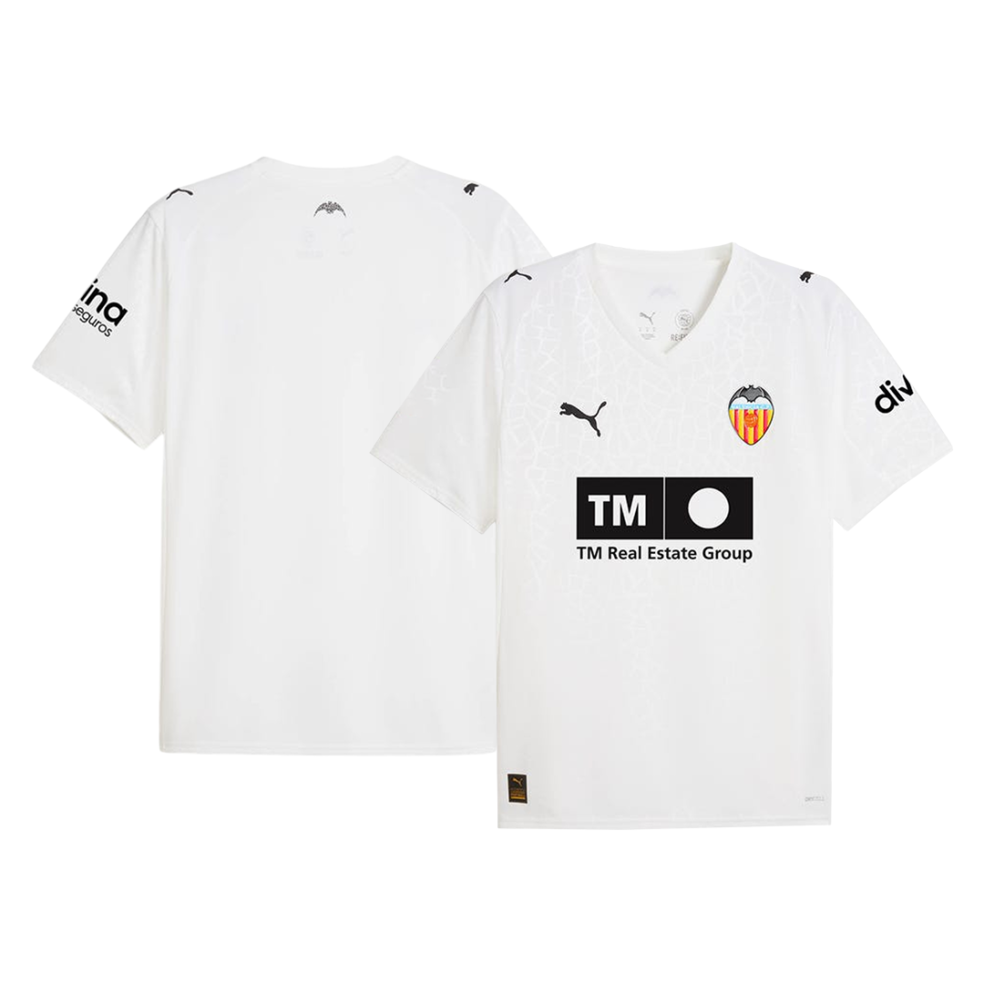 Valencia Home Soccer Jersey 2025/26 - gojersey