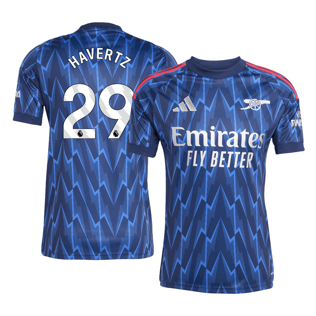 Arsenal HAVERTZ #29 Away Soccer Jersey 2025/26 - gojersey
