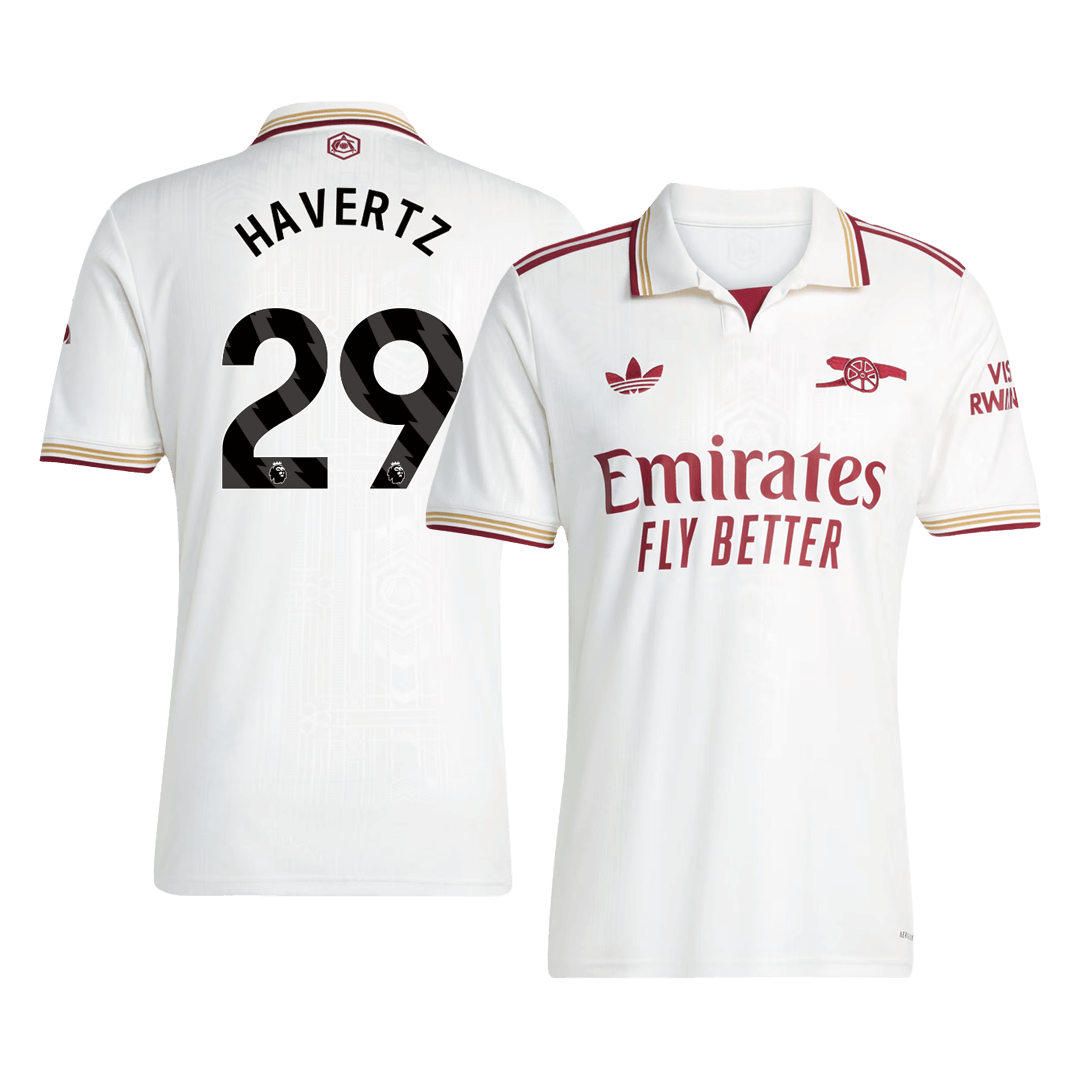 Arsenal HAVERTZ #29 Third Away Soccer Jersey 2025/26 - gojersey