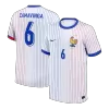 CAMAVINGA #6 France Euro Away Soccer Jersey 2024 White - gojersey