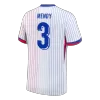 MENDY #3 France Euro Away Soccer Jersey 2024 White - gojersey