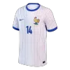 RABIOT #14 France Euro Away Soccer Jersey 2024 White - gojersey