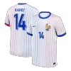 RABIOT #14 France Euro Away Soccer Jersey 2024 White - gojersey