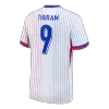 THURAM #9 France Euro Away Soccer Jersey 2024 White - gojersey