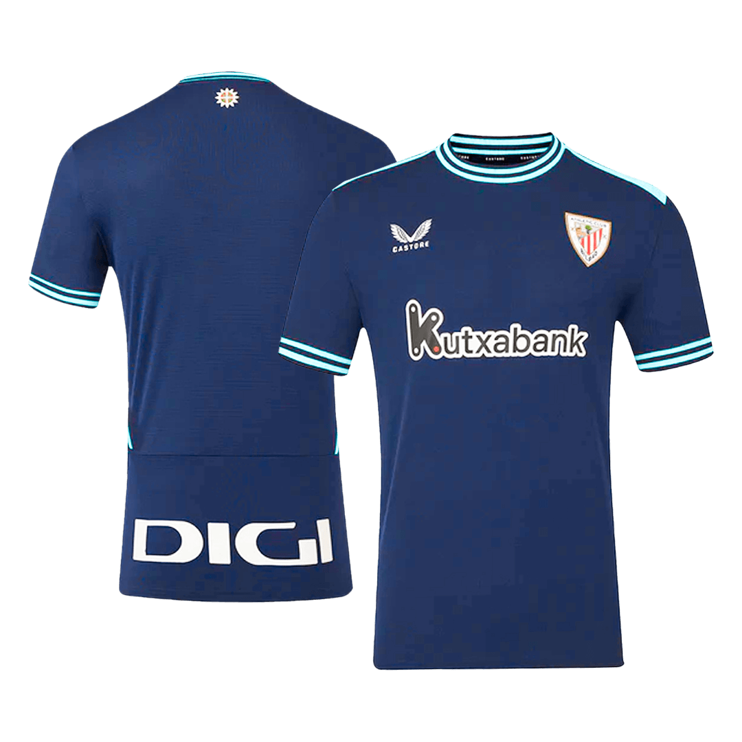 Athletic Club de Bilbao Away Soccer Jersey 2025/26 - gojersey