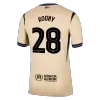 Barcelona ROONY #28 Away Soccer Jersey 2025/26 - gojersey