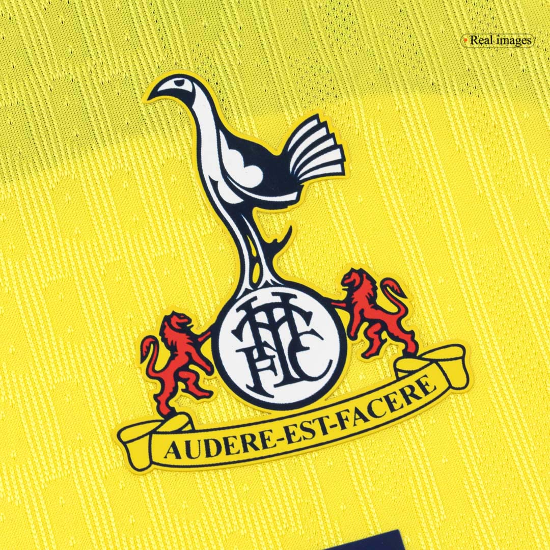 Authentic Tottenham Hotspur Third Away Soccer Jersey 25/26 Yellow - gojersey