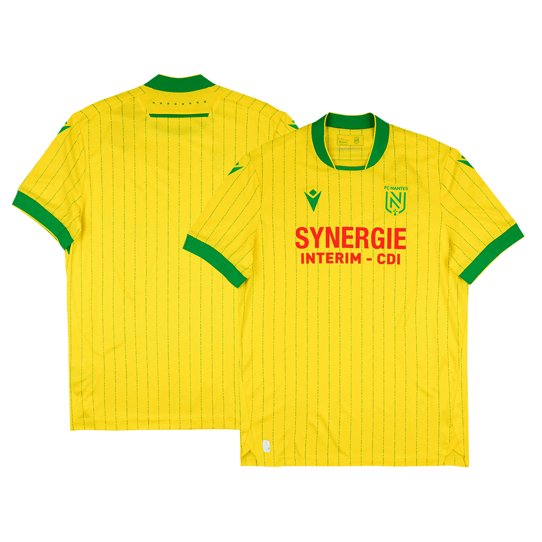FC Nantes Home Soccer Jersey 2025/26 - gojersey
