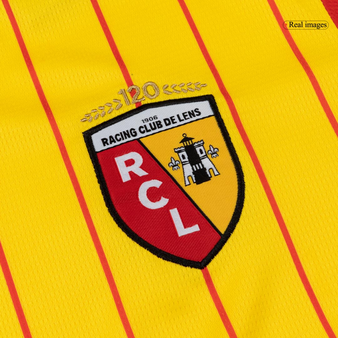 RC Lens THAUVIN #10 Home Soccer Jersey 2025/26 - gojersey