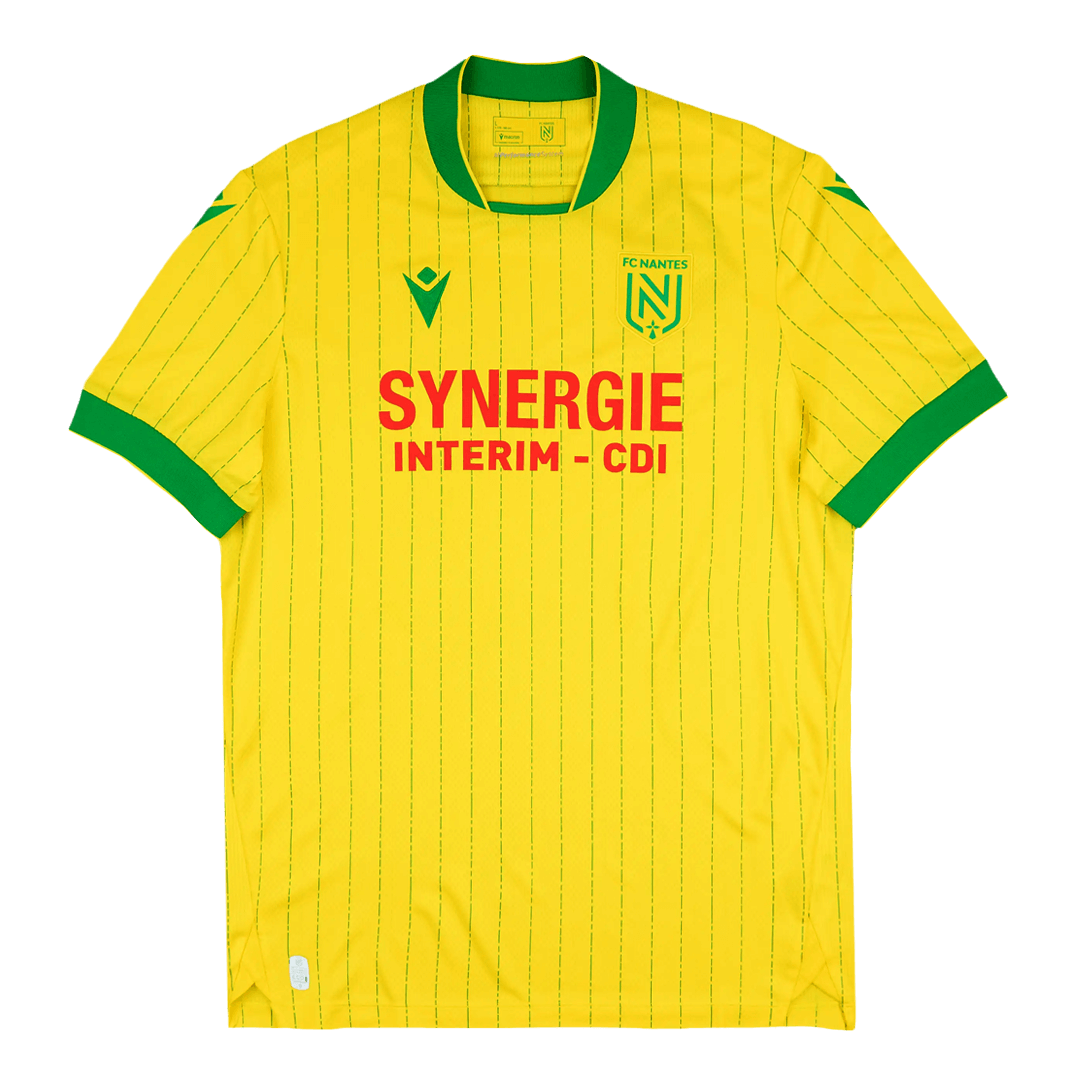 FC Nantes Home Soccer Jersey 2025/26 - gojersey