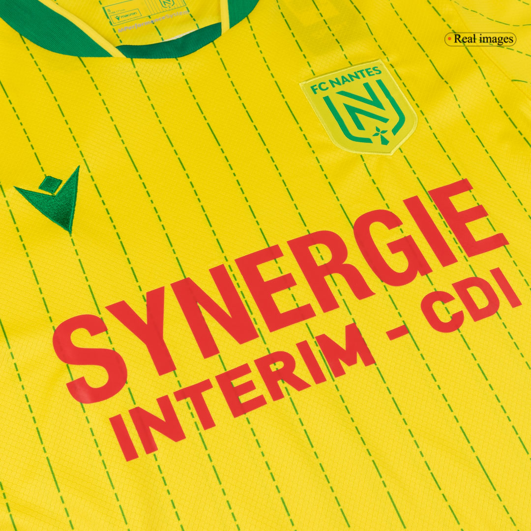 FC Nantes Home Soccer Jersey 2025/26 - gojersey