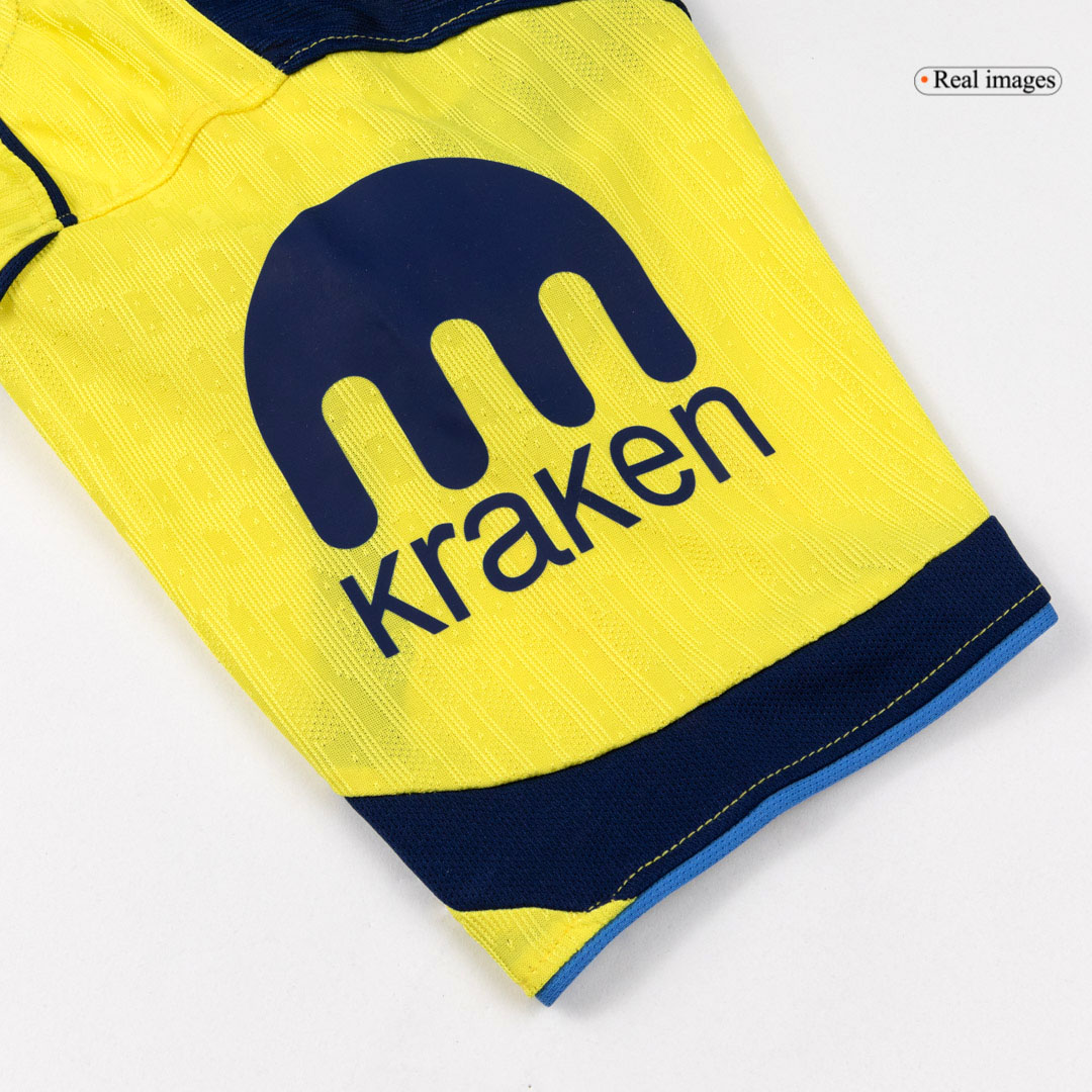 Authentic Tottenham Hotspur Third Away Soccer Jersey 25/26 Yellow - gojersey