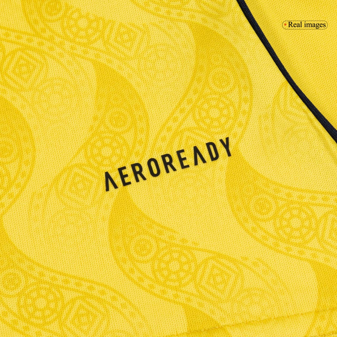 Kid's Al Nassr Home Soccer Jersey Kit 25/26 Yellow - gojersey