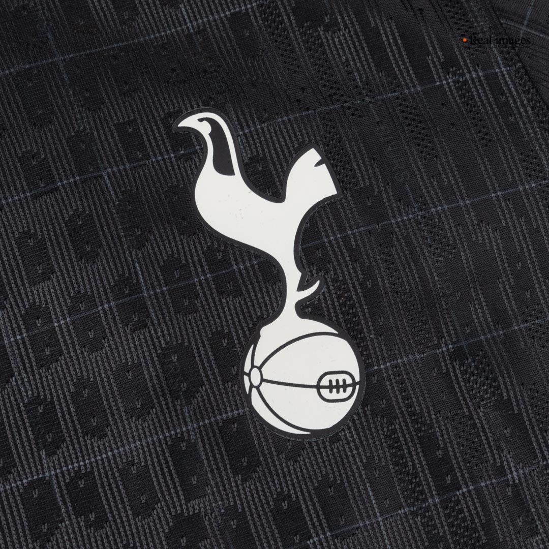 Authentic Tottenham Hotspur Away Soccer Jersey 25/26 Black - gojersey
