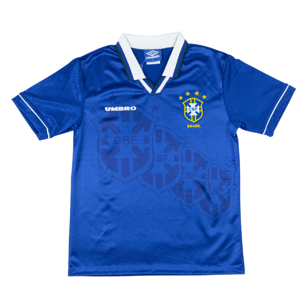 Brazil Away Soccer Jersey Retro 94/96 - gojersey