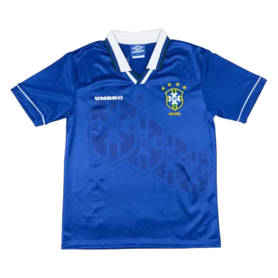 Brazil Away Soccer Jersey Retro 94/96 - gojersey