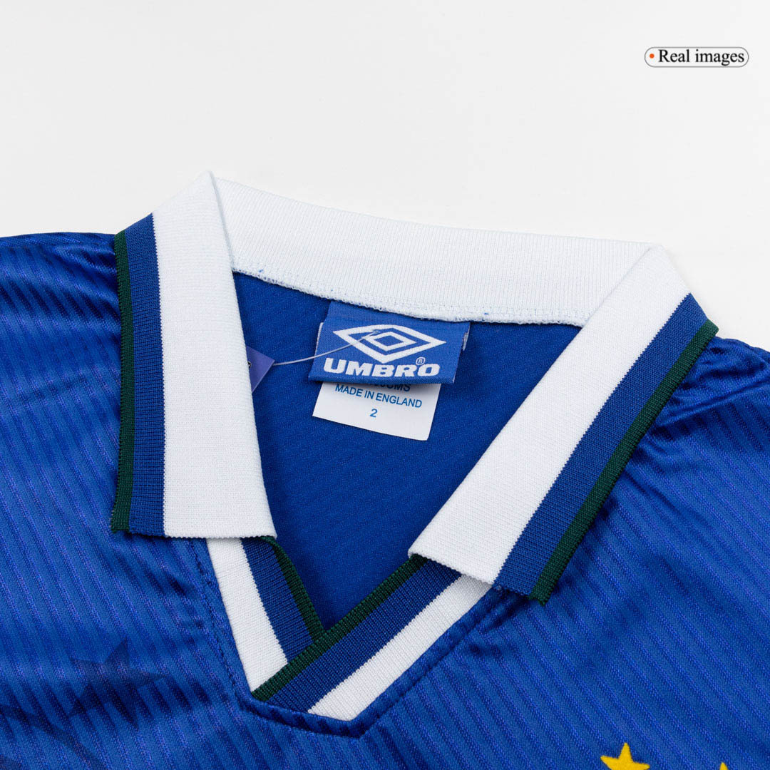 Brazil Away Soccer Jersey Retro 94/96 - gojersey