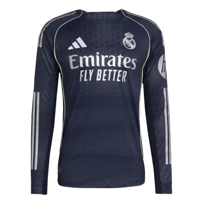 Real Madrid Long Sleeve Away Soccer Jersey 2025/26 - gojersey