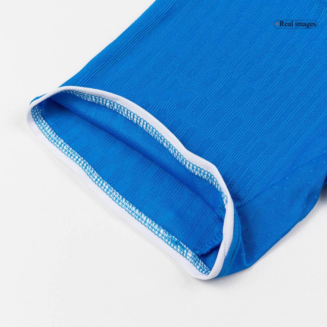 SØRLOTH #9 Player Version Madridl Third Soccer Jersey 25/26 Blue - gojersey