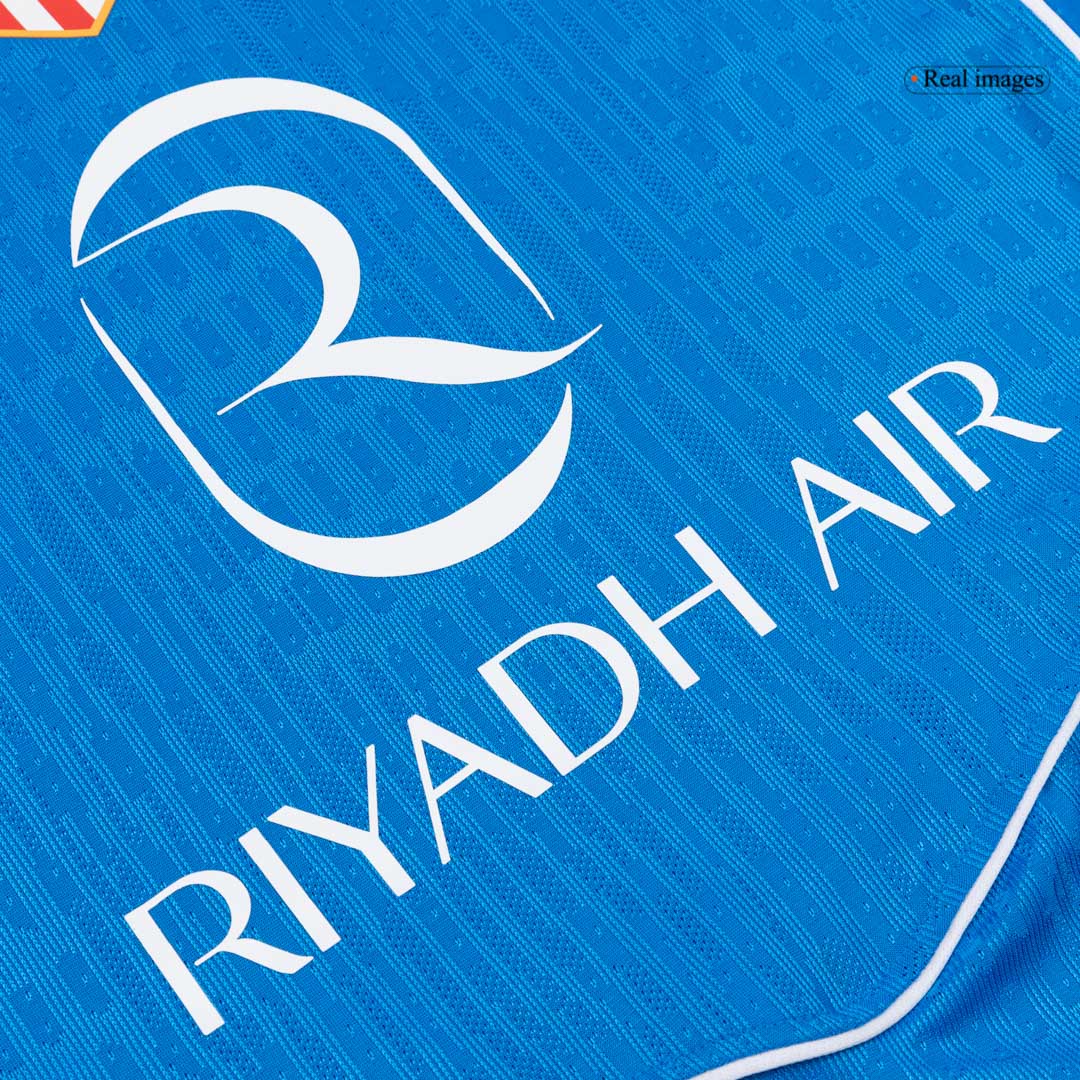 SØRLOTH #9 Player Version Madridl Third Soccer Jersey 25/26 Blue - gojersey