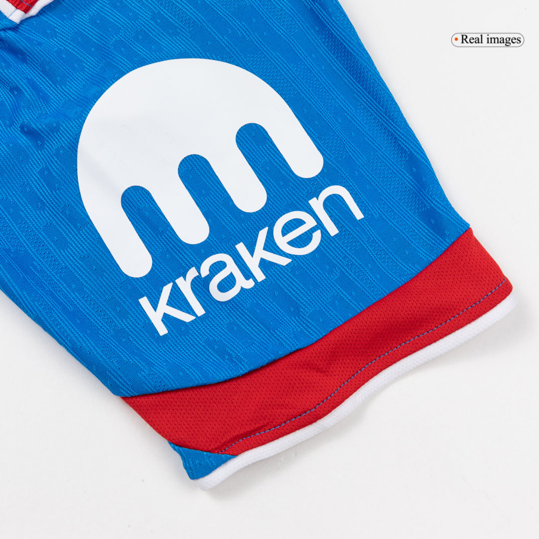 SØRLOTH #9 Player Version Madridl Third Soccer Jersey 25/26 Blue - gojersey