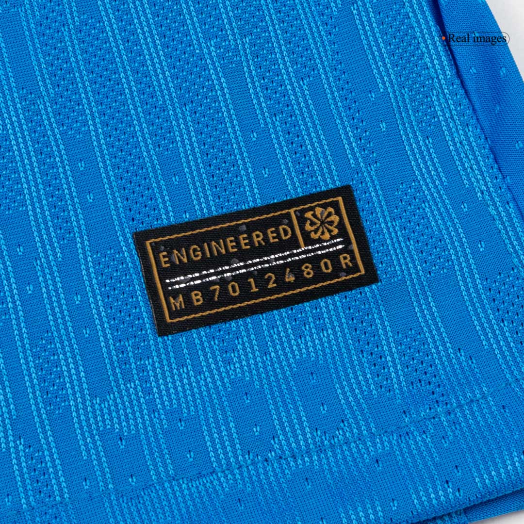 SØRLOTH #9 Player Version Madridl Third Soccer Jersey 25/26 Blue - gojersey