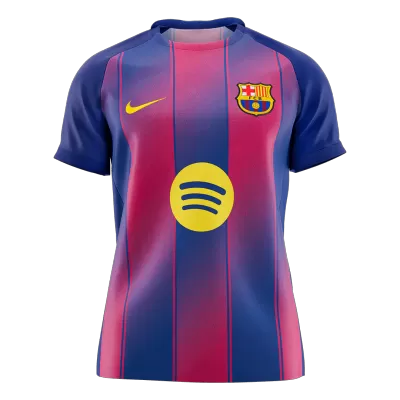 Barcelona Home Soccer Jersey 2025/26 Red&Blue - gojersey