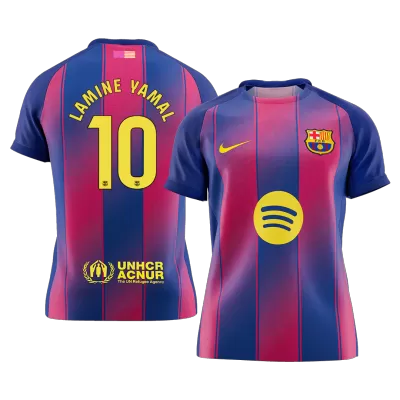 Barcelona LAMINE YAMAL #10 Home Soccer Jersey 2025/26 - gojersey