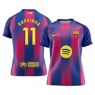 Barcelona RAPHINHA #11 Home Soccer Jersey 2025/26 - gojersey