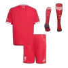 Kid's Liverpool Home Soccer Jersey Kit(Jersey+Shorts+Socks) 25/26 Red - gojersey