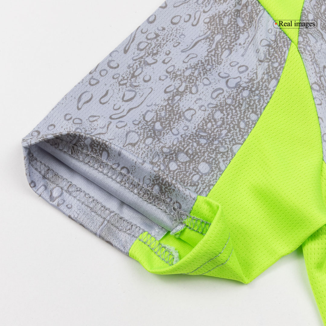 Kid's Manchester City Third Kit(Jersey+Shorts+Socks) 25/26 Gray - gojersey