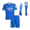 Kid's Real Madrid Third Away Soccer Jersey Kit(Jersey+Shorts+Socks)  25/26 Blue - gojersey