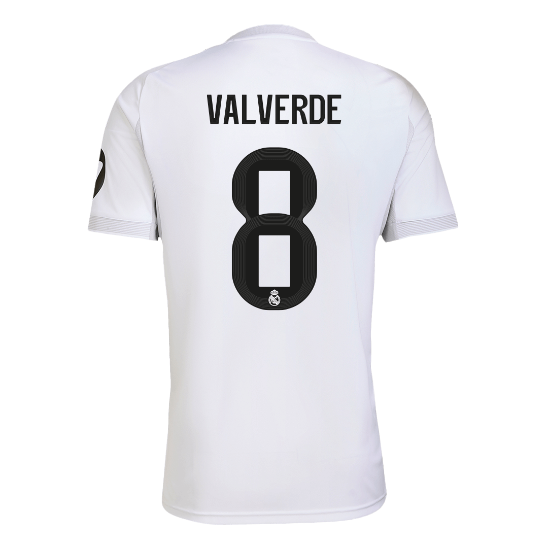 Real Madrid VALVERDE #8 Home Soccer Jersey 2025/26 - gojersey
