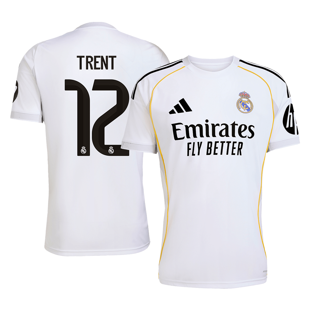 Real Madrid TRENT #12 Home Soccer Jersey 2025/26 - gojersey