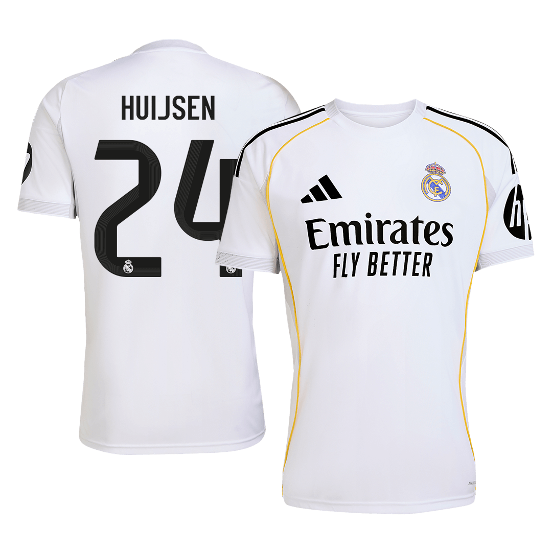 Real Madrid HUIJSEN #24 Home Soccer Jersey 2025/26 - gojersey