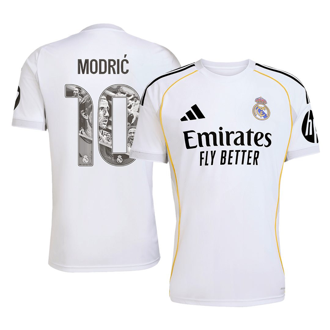 Real Madrid MODRIĆ Special #10 Home Soccer Jersey 2025/26 - Special - gojersey